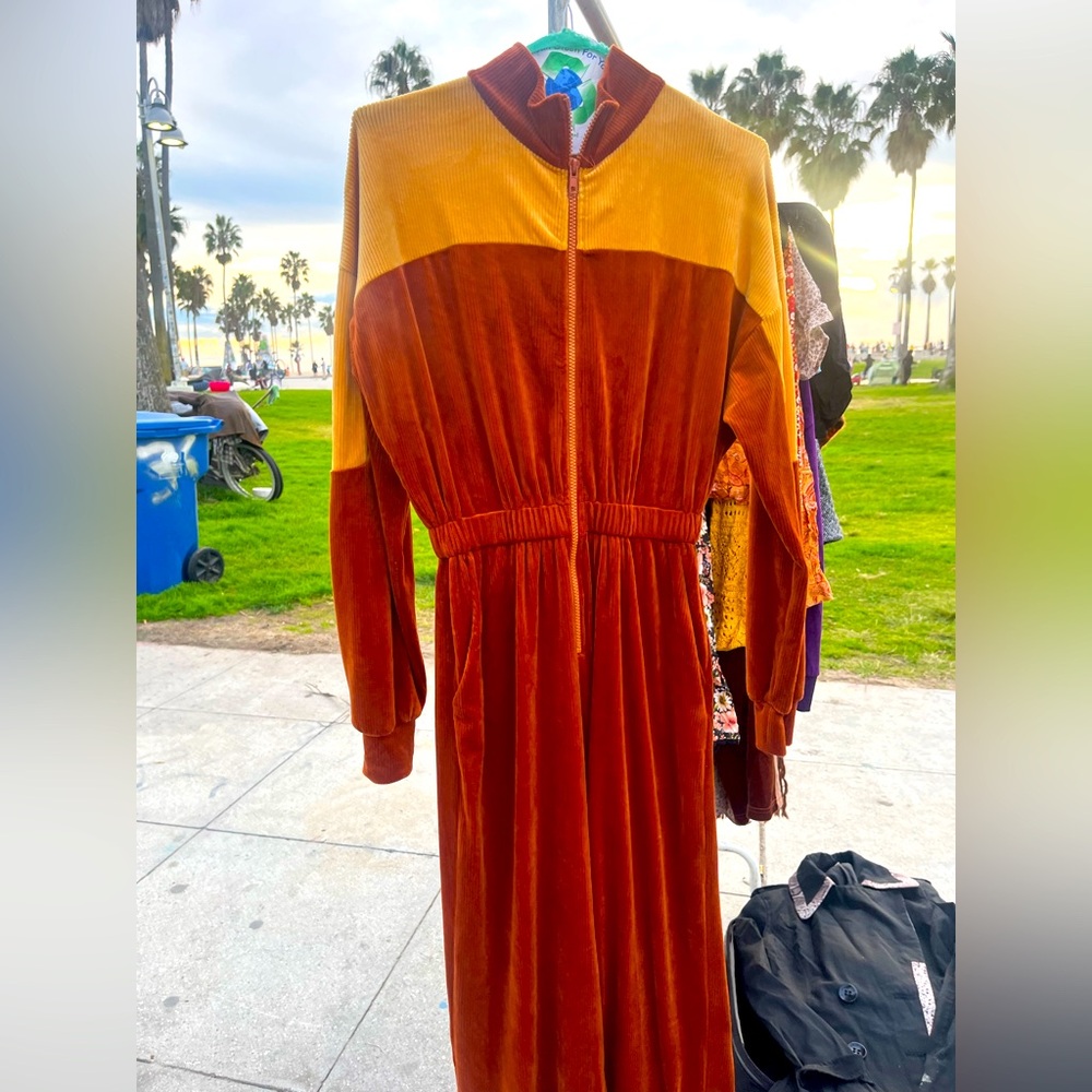 Velvet jumpsuit